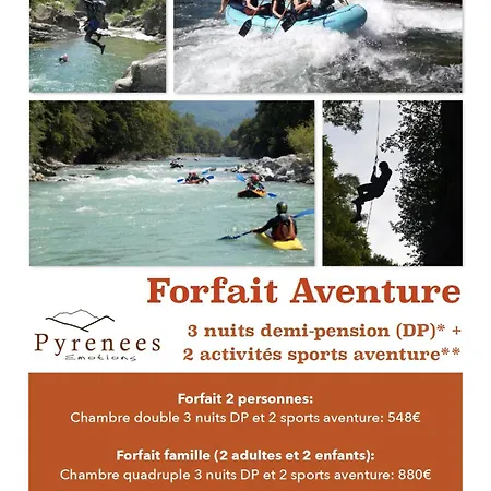ベッド・アンド・ブレックファスト Pyrenees Emotions, Eco-responsables, Nature, Sports Aventures Malvézie